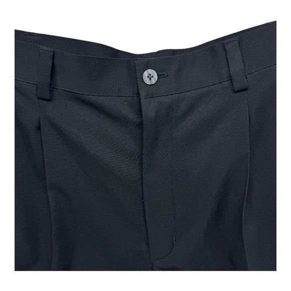 Nike Golf Shorts Mens 38 Black FitDry Casual Outdoor Golfing Classic Resort Prep - Picture 2 of 11